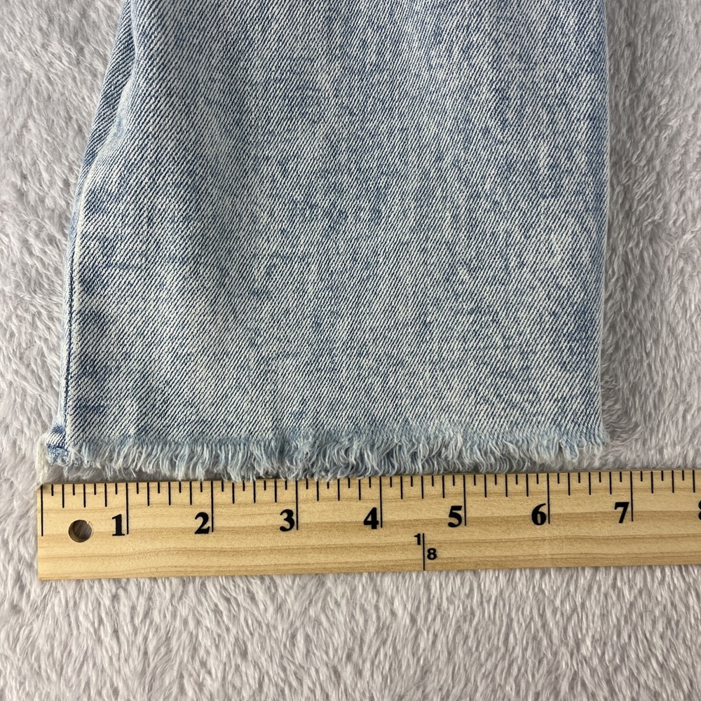 Abercrombie‎ and Fitch Women Size 24 00R Raw Hem Ultra High Rise Mom Jeans - Picture 4 of 10